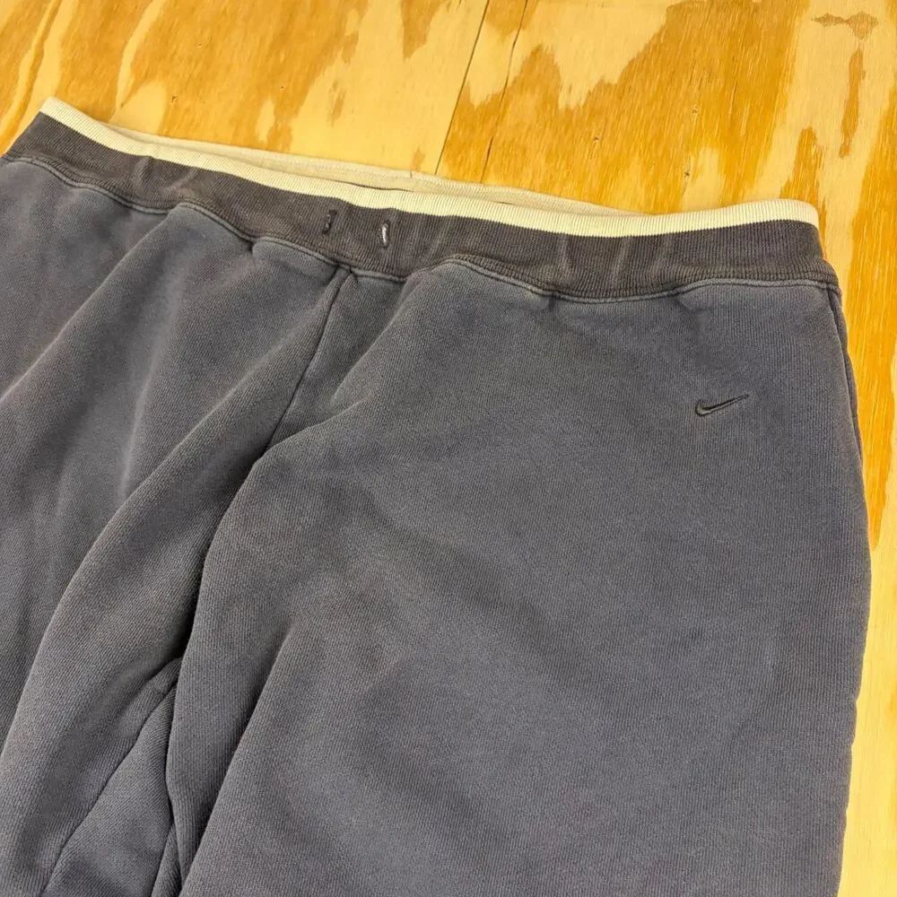 Vintage Y2K Nike Baggy Sweatpants – Navy Blue – Women’s L